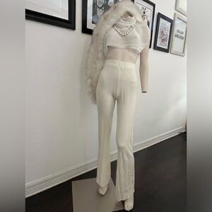 Zara Flare style knitting pants with elastic band. Soft, comfortable